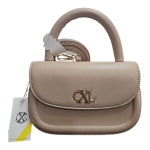Christian Lacroix‎ Beige Mini Bag Clutch Satchel Crossbody Tan NWT